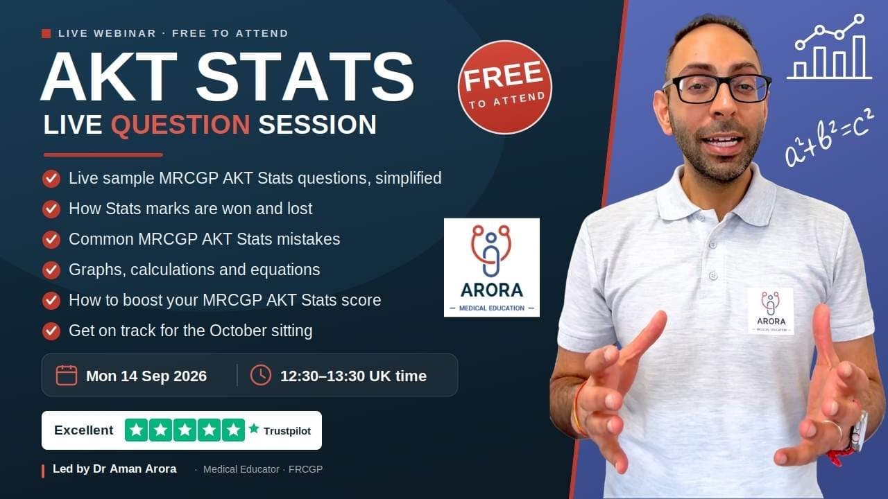 MRCGP AKT Stats Webinar | Free