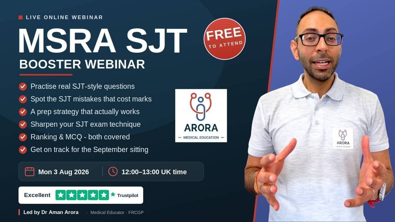MSRA SJT Booster Webinar | Free